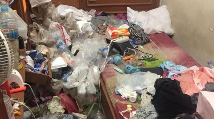Kamar Kos Cewek Dipenuhi Sampah, Penghuni Kabur Tidak Bayar Dua Bulan