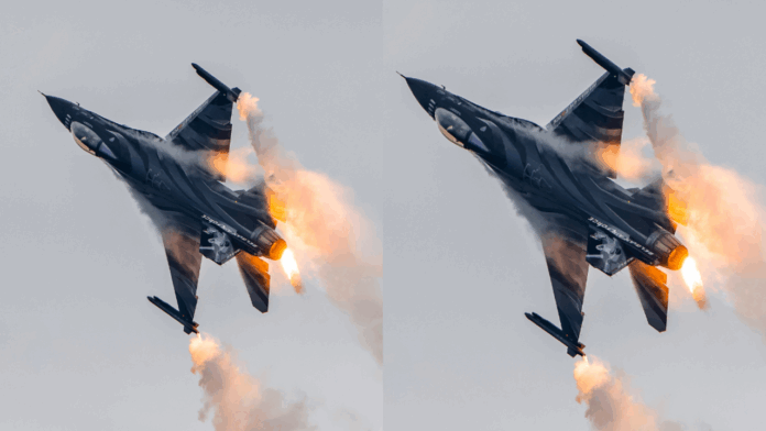 Tragis! Hendak Latihan Airshow, Jet Tempur F-16 Meledak dan Jatuh. Pilot Dinyatakan Tewas.