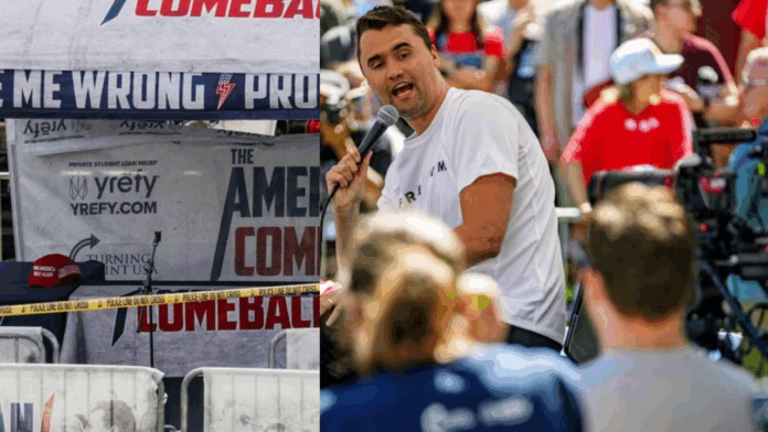 Viral! Video Detik-detik Politikus Pro-Trump, Charlie Kirk yang Tewas Ditembak Ketika Sedang Melakukan Pidato di Universitas Utah Valley