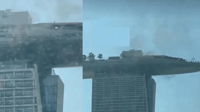 Gempar ! Atap Marina Bay Sands Mengalami Kebakaran, Dikonfirmasi Tidak ada Korban dan Berhasil Dipadamkan Gempar ! Atap Marina Bay Sands Mengalami Kebakaran, Dikonfirmasi Tidak ada Korban dan Berhasil Dipadamkan