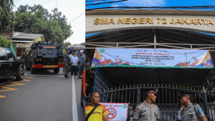 Siswa Sedang Melakukan Shalat Jumat, Terjadi Ledakan di Masjid SMA 72 Jakarta, Korban Tercatat Sudah di Angka 54 Orang