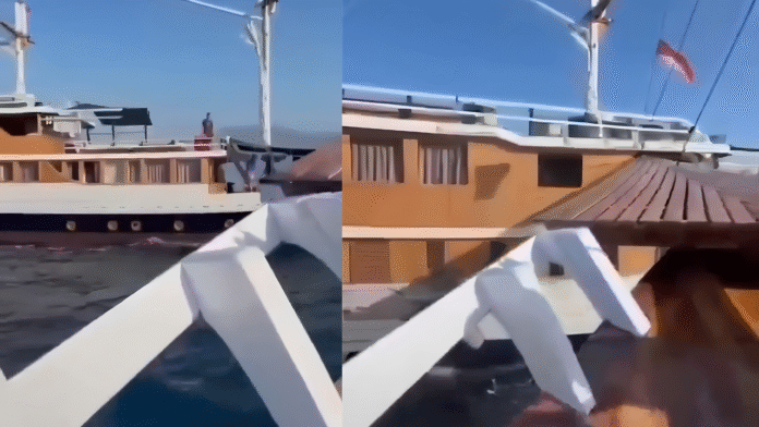 Dua Kapal Wisata Jenis Panisi Tabrakan saat Berlayar ke Pulau Komodo