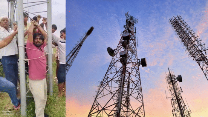 Warga India Ikat Teknisi ke Menara Seluler karena Kesal Internet Lemot
